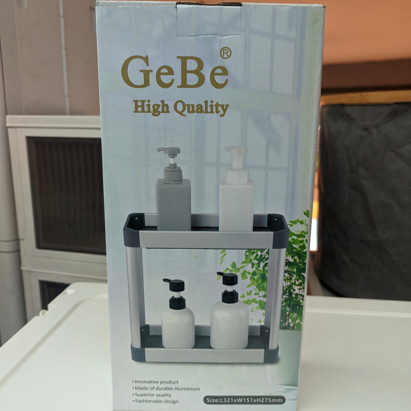 GeBe High Quality 2-Tier Shelf