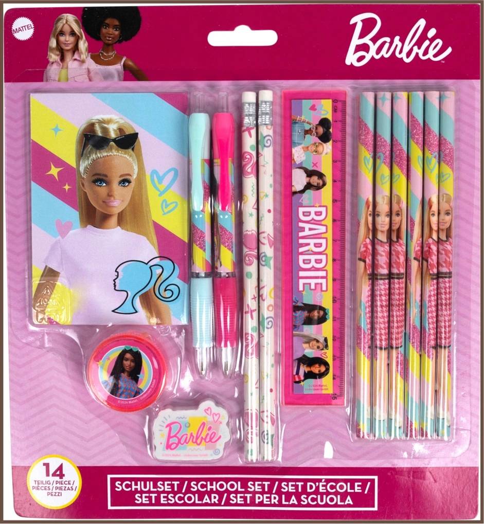 Undercover Barbie Writing set 14-piece