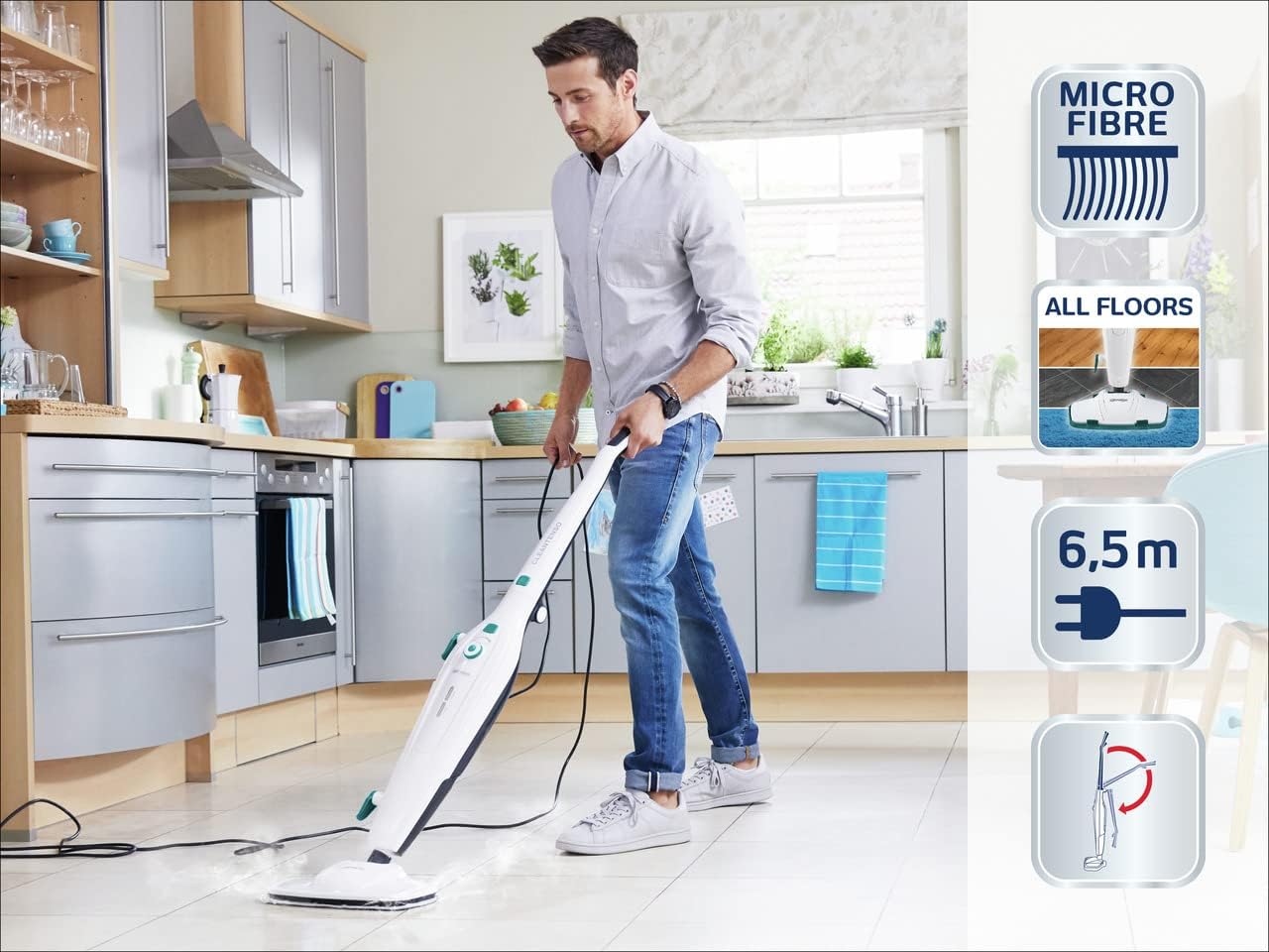 Leifheit CleanTenso steam mop