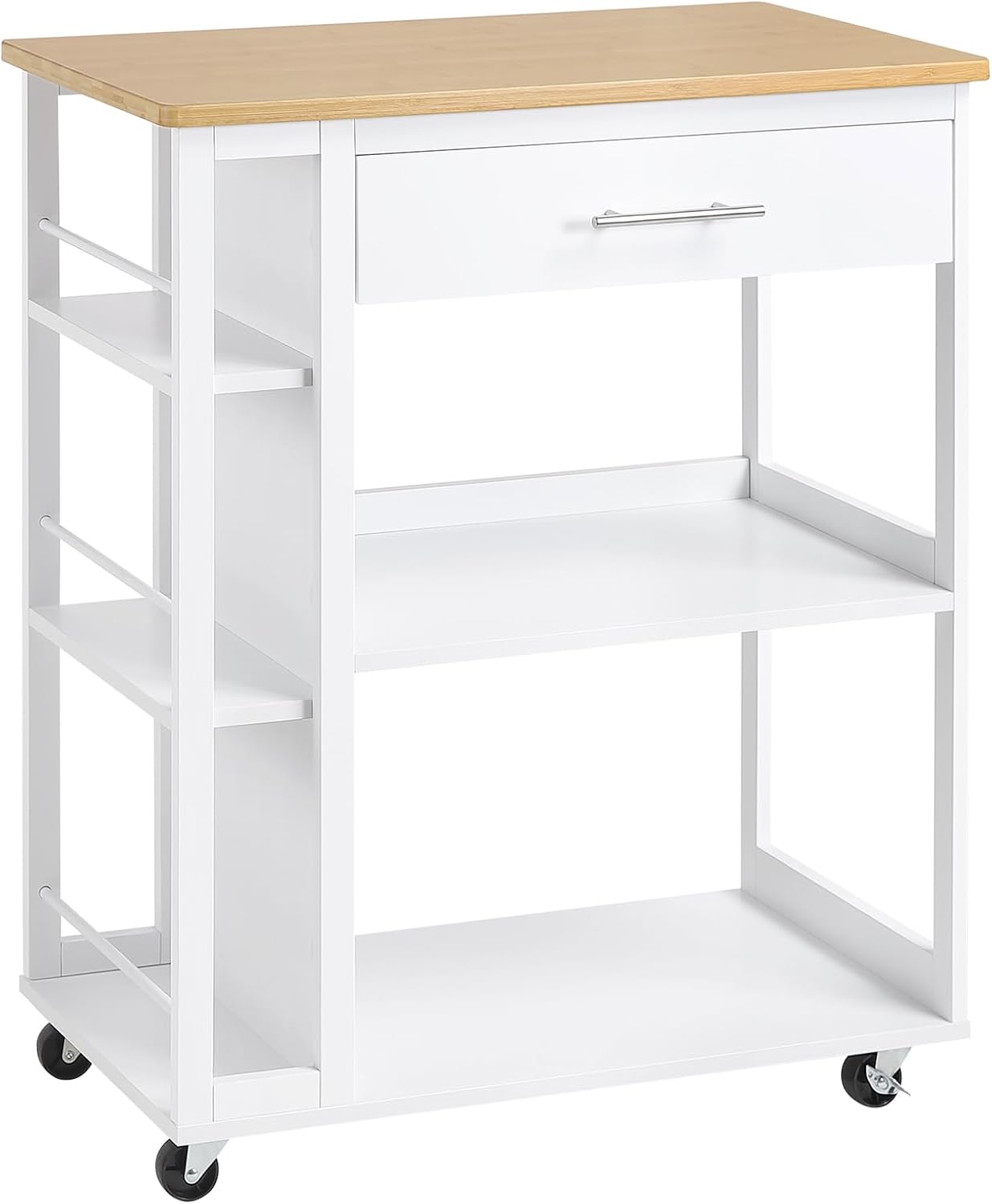 WOLTU Kitchen trolley with worktop RW051EIW
