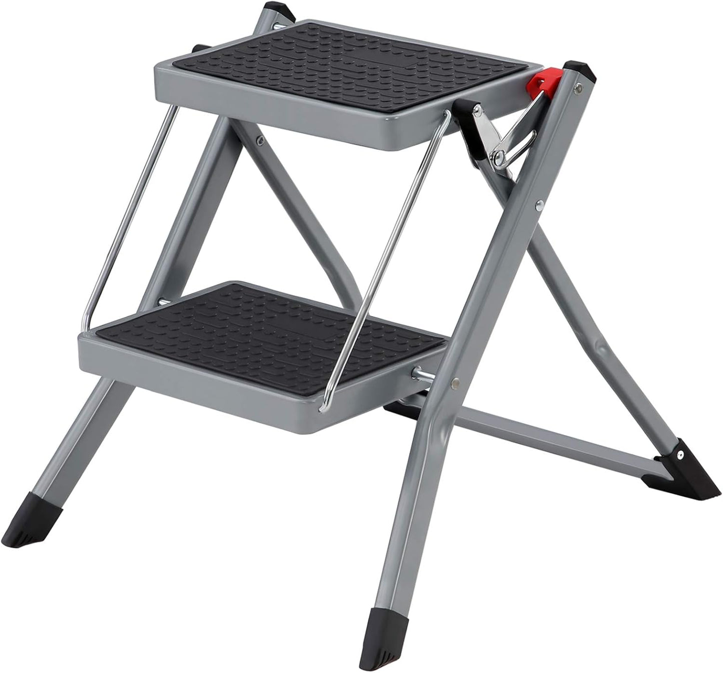 SONGMICS Folding 2 Step Ladder GSL002GY01