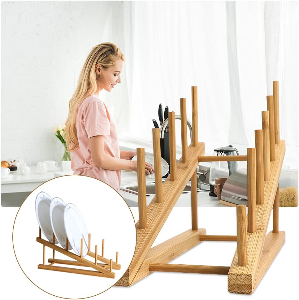 Bamboo Dish Drying Rack