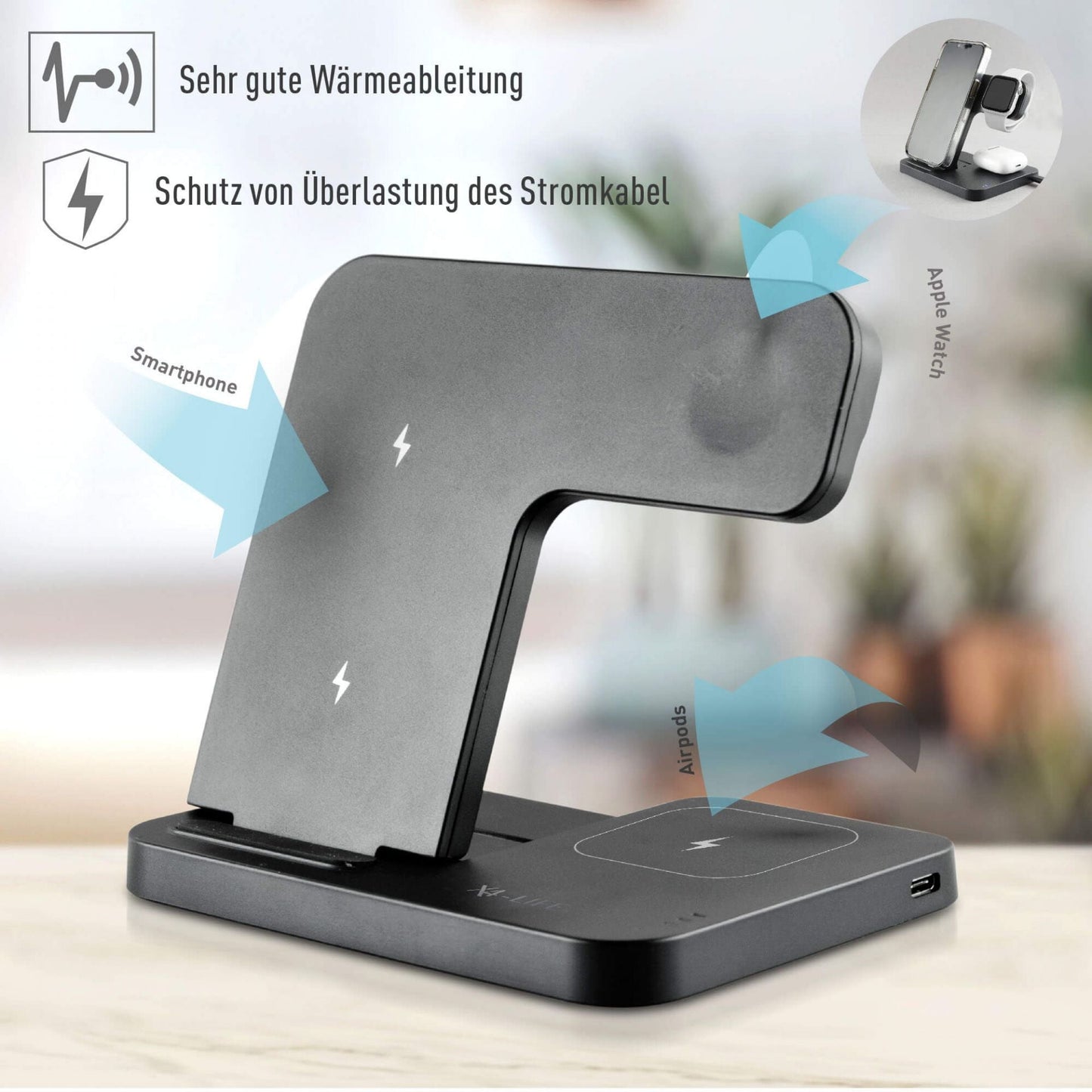 X4-LIFE wireless charging station