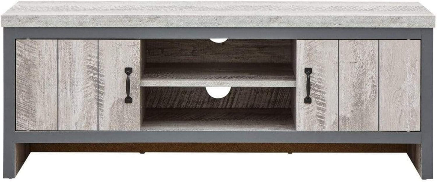 2 Cupboard & Shelf TV Unit