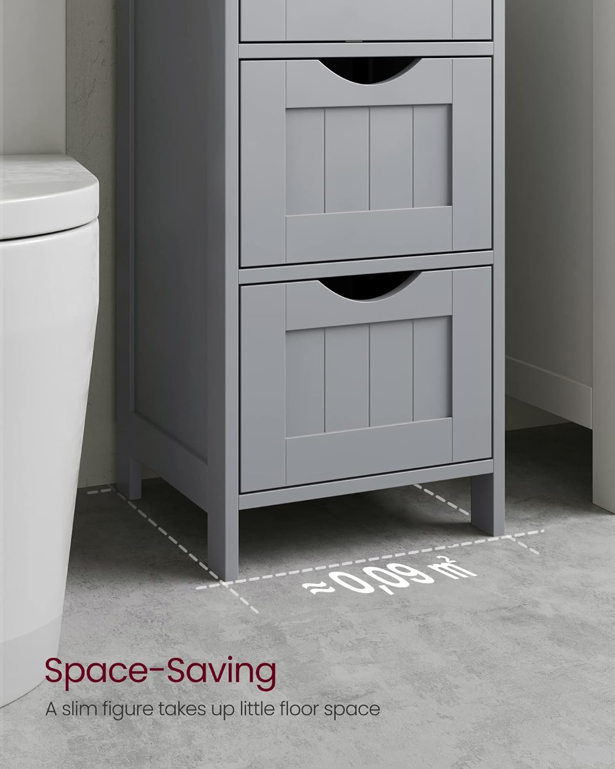 VASAGLE Floor Storage Cabinet LHC040P36