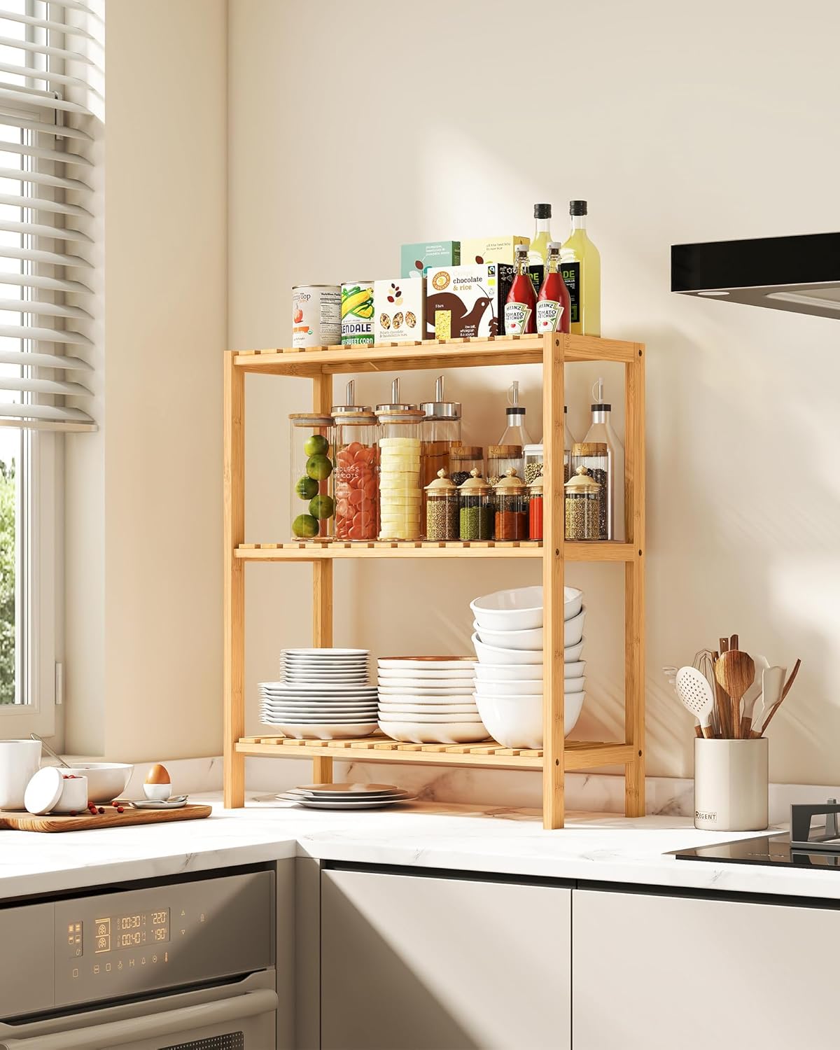 SONGMICS Bamboo Storage Shelf BCB33Y