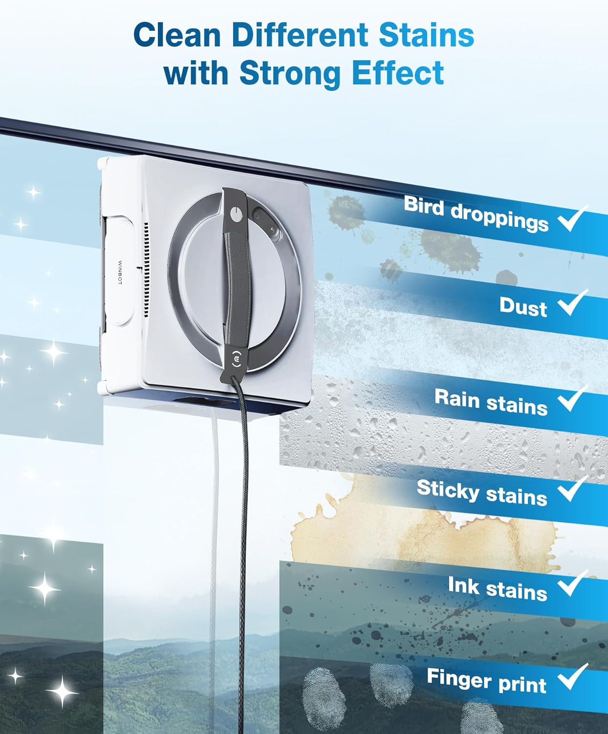 ECOVACS Winbot W2 Omni Portable Window Cleaning Robot