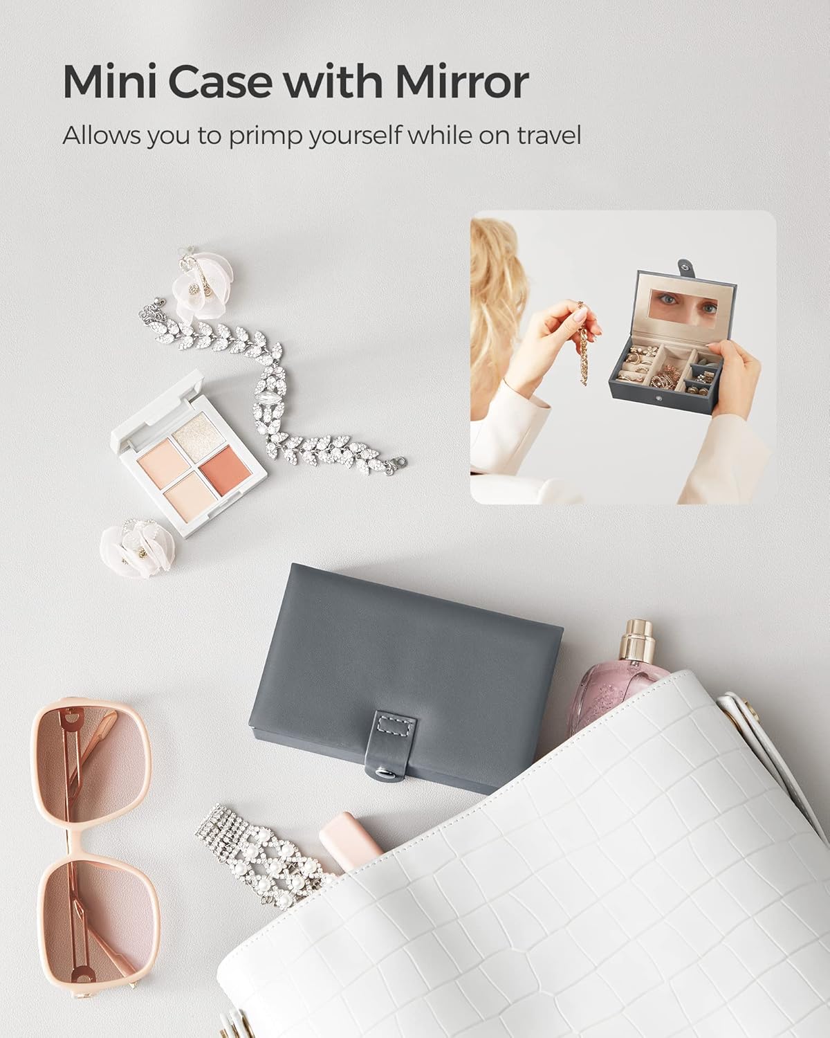 SONGMICS Jewellery Box JBC121G01