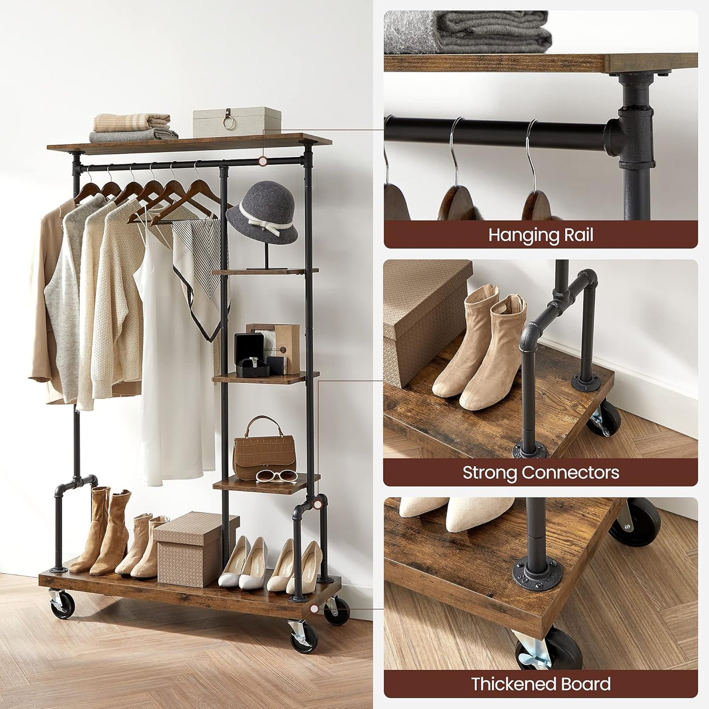 VASAGLE Clothes Rack HSR66BXV2
