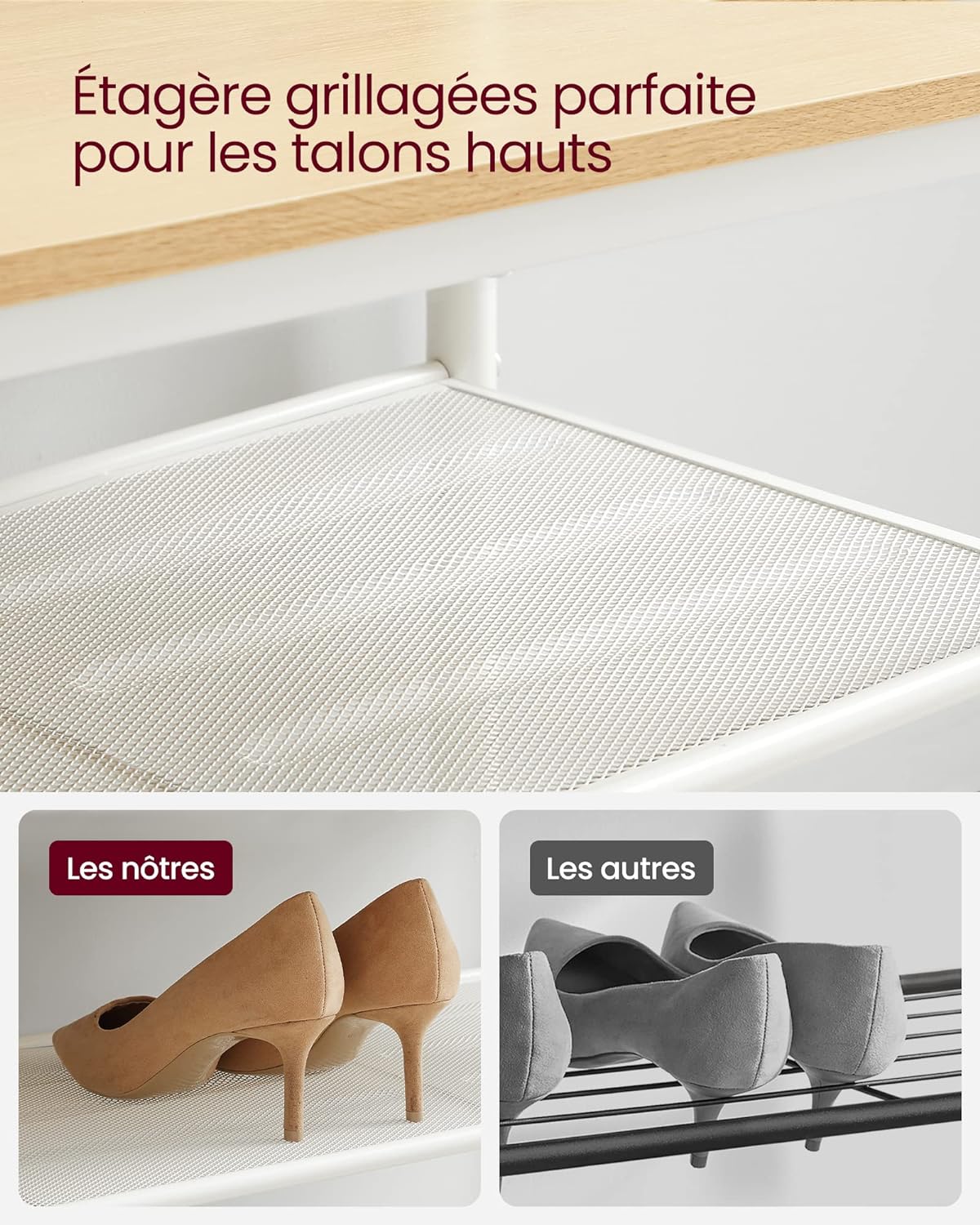 Cabinet with Hooks and Shoe Stand