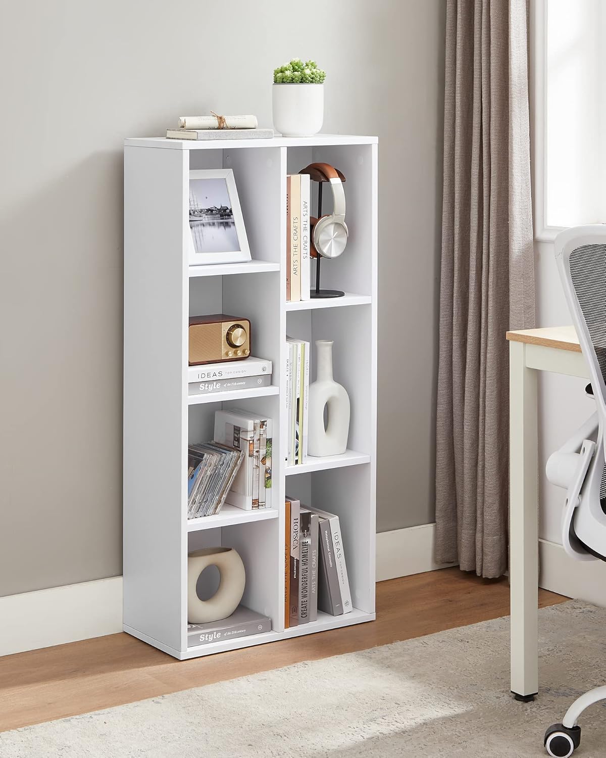 VASAGLE Bookcase LBC27WT