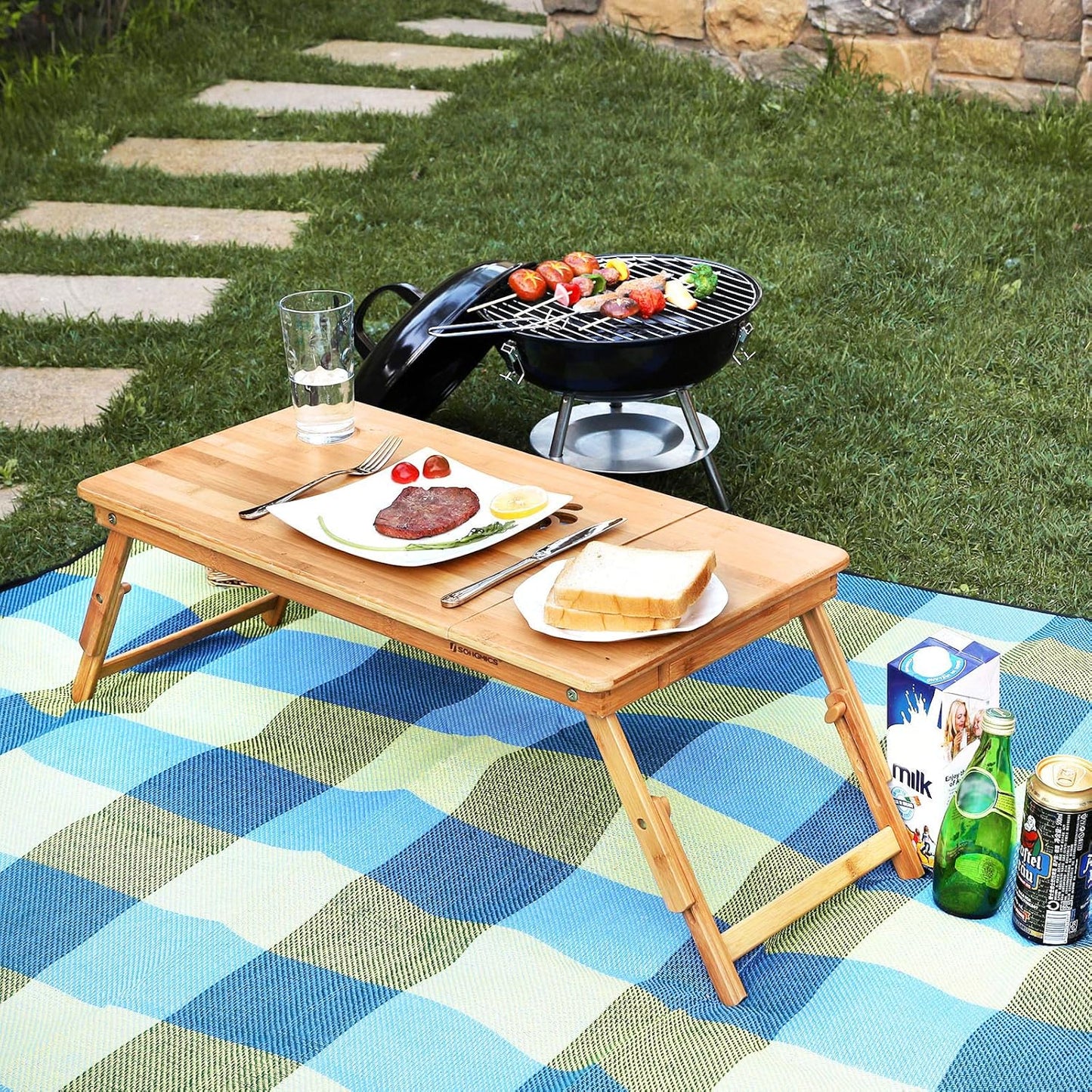 SONGMICS Bamboo Laptop Desk LLD004