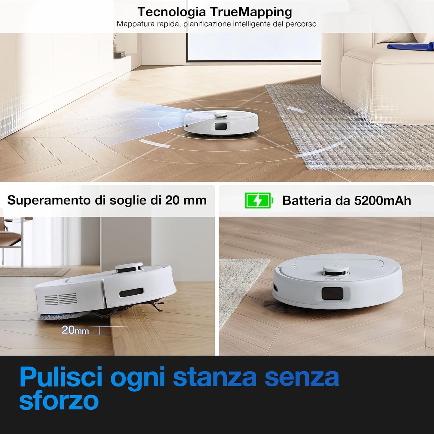 ECOVACS DEEBOT N20e Plus Robot Vacuum Cleaner