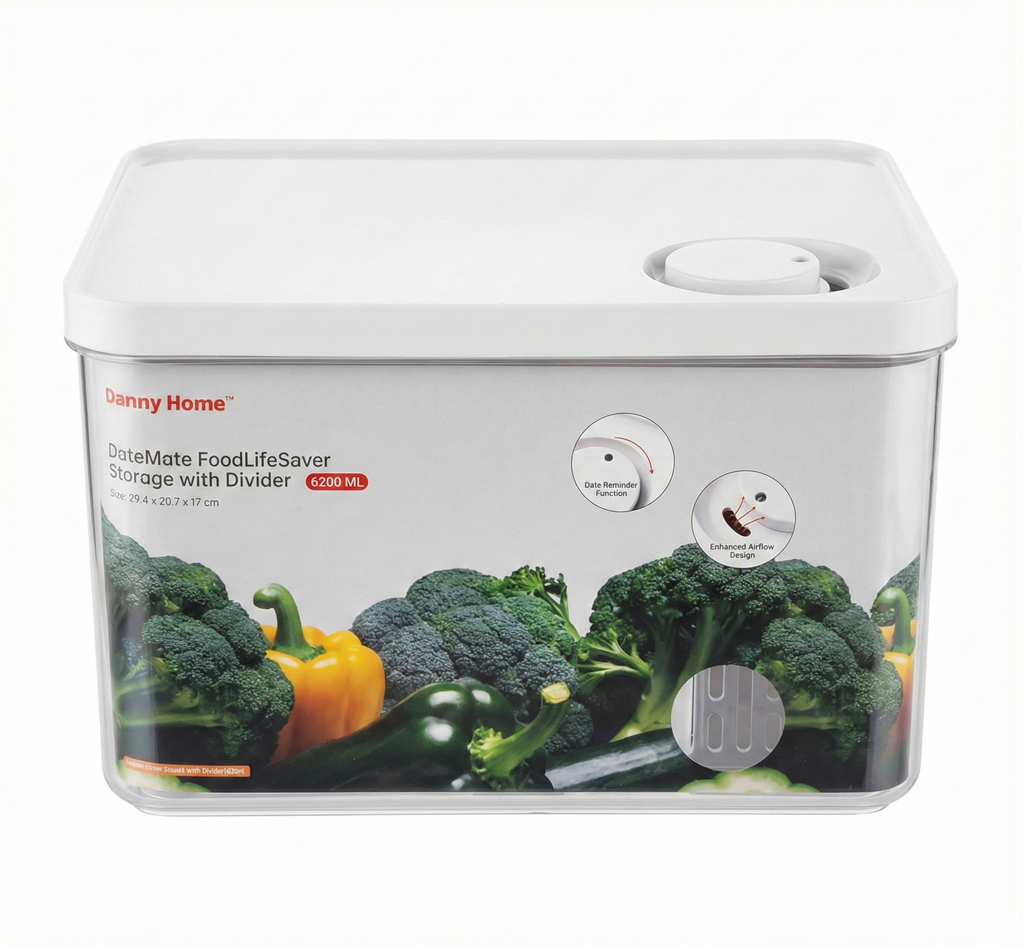 Danny Home DateMate FoodLifeSaver Storage with Divider