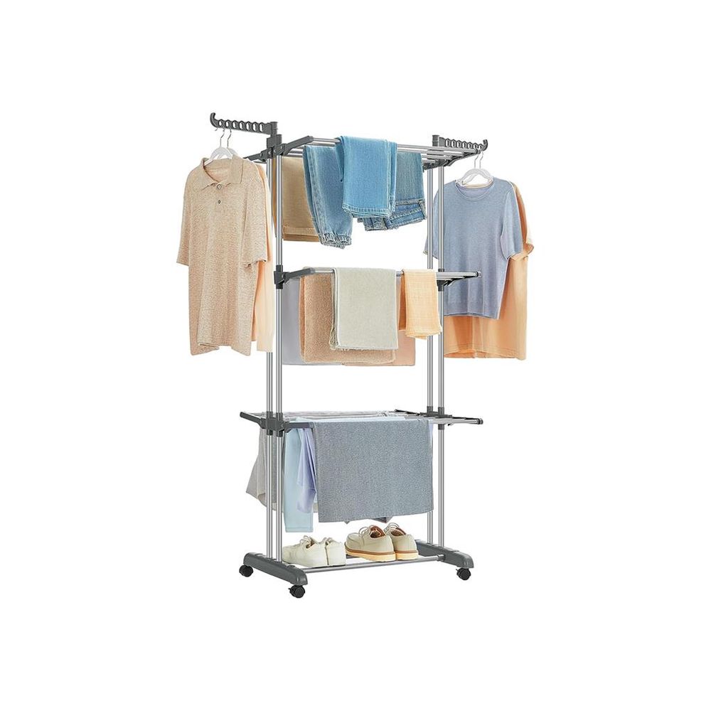 SONGMICS 4-Tier Clothes Drying Rack Stand ULLR701G01