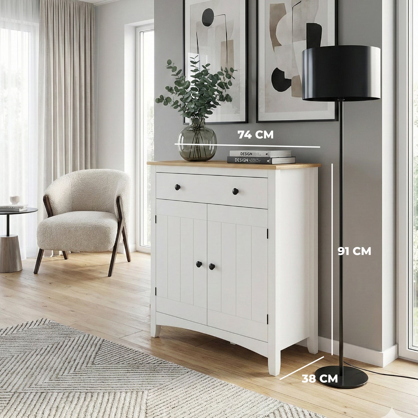 Classic Wooden Storage Cabinet