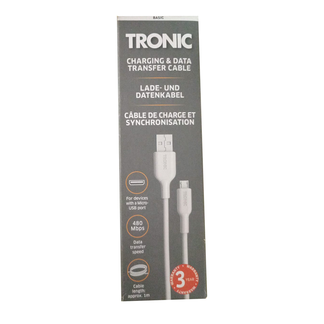 TRONIC BASIC USB-A to Micro-USB Cable