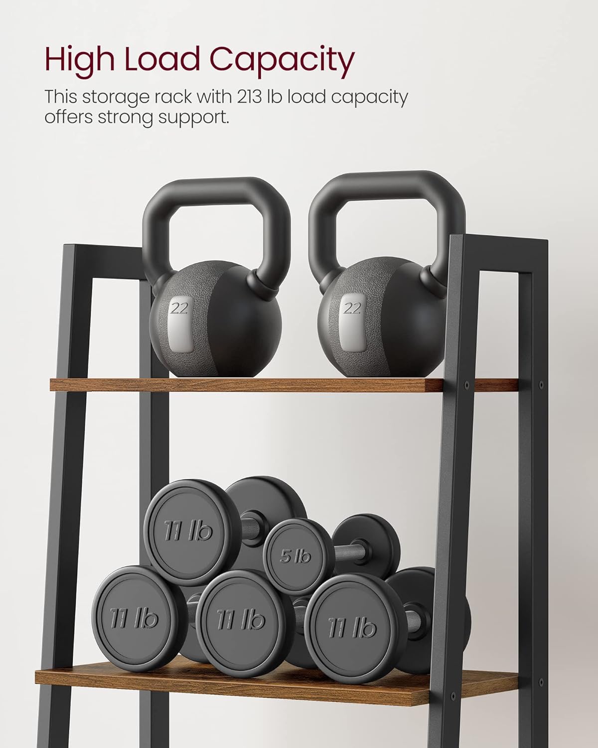 VASAGLE Ladder Shelf, 4-Tier