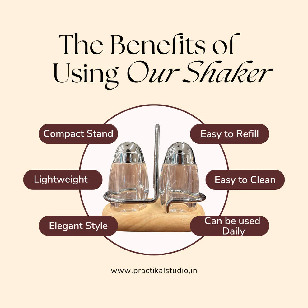 Woody Salt and Pepper Set