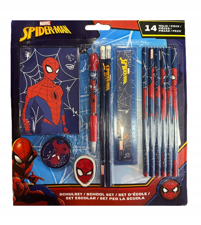 School Writing Utensils Set 14 pcs SPIDER-MAN