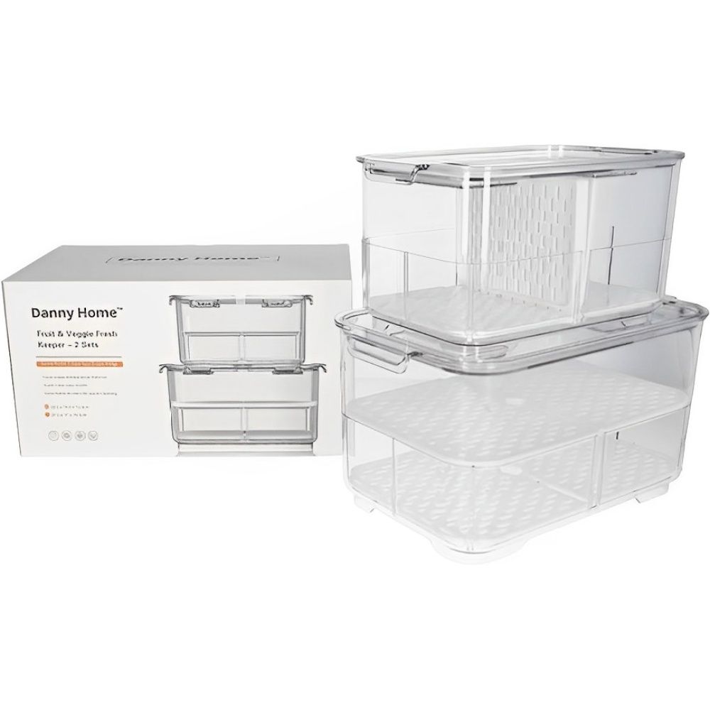 Danny Home Fruit & Veggie Fresh Keeper - Set of 2