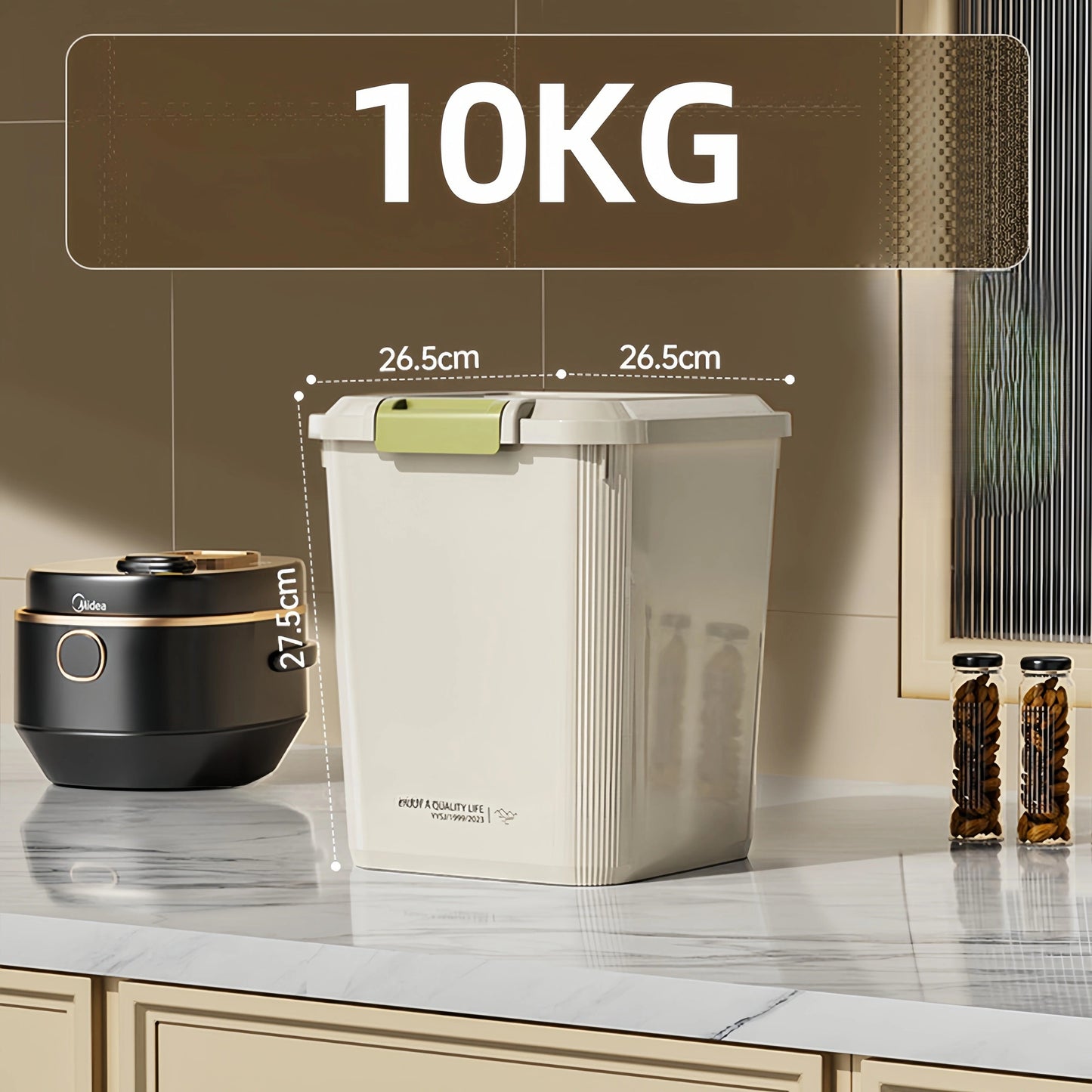 Multi-Purpose Sealed Rice Storage Box