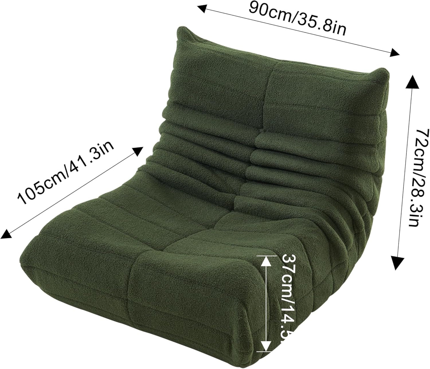 Floor Chair with Backrest