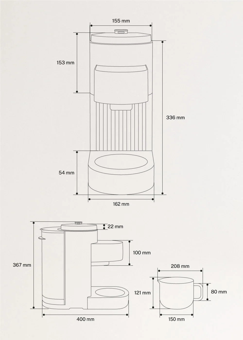 CREATE VEGAN MILK MAKER Vegetable Milk Machine