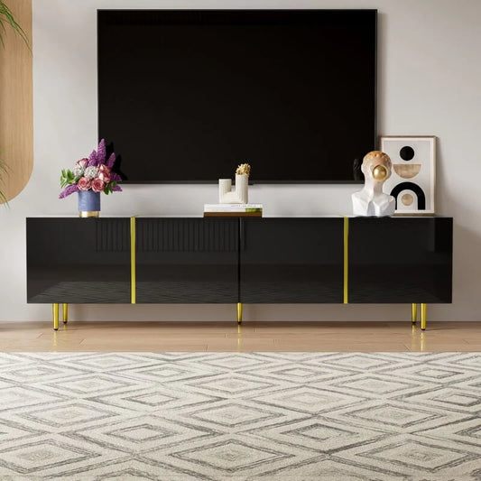 Modern Tv stand with 4 doors