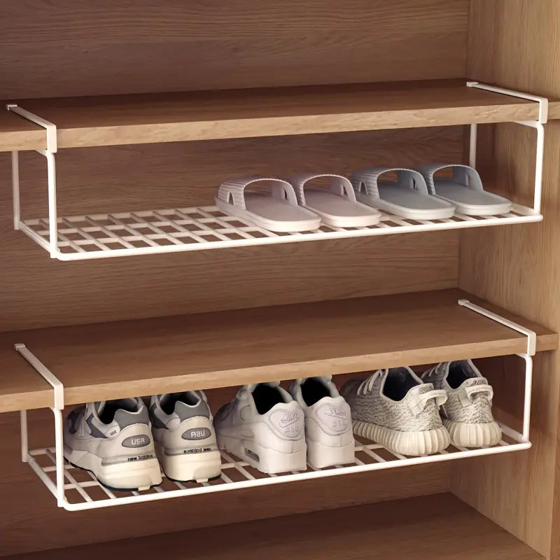 Under-Shelf Hanging Shoe Organizer