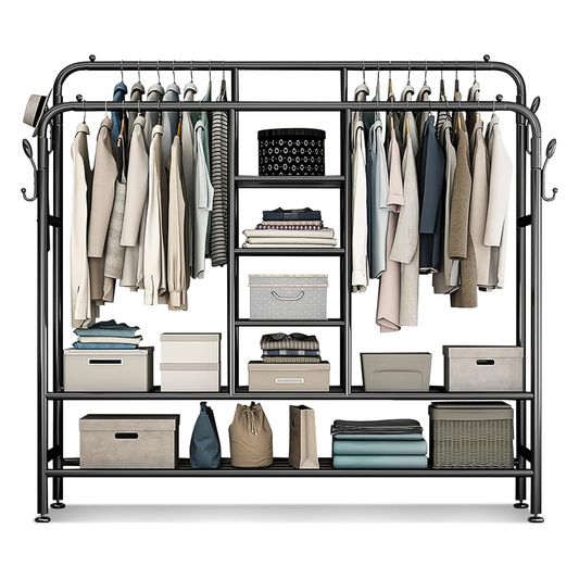 Heavy-Duty Open Wardrobe Closet