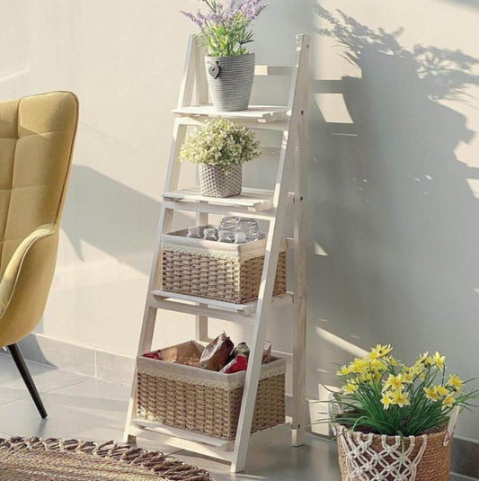 Rustic Ladder shelf