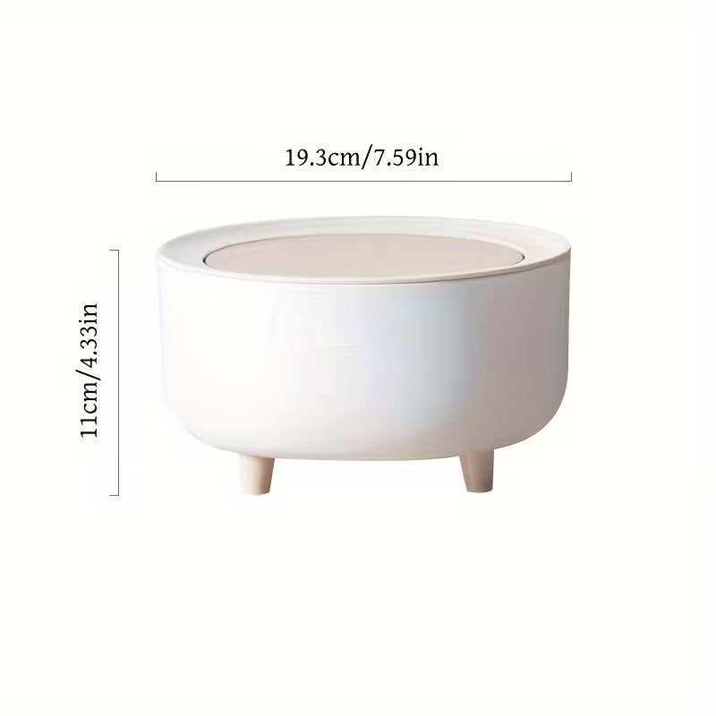 Mini Trash Can with Lid