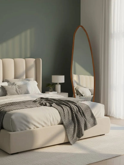 Asymmetrical Full-Length Floor Mirror