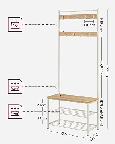 VASAGLE Coat Rack