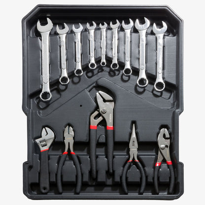 AREBOS 1200 Piece Aluminum Tool Case