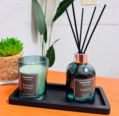 Danny Home™ Vanilla Fragrance Diffuser and Scented Candle Set