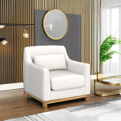 VANOMi Fabric Upholstered Comfy Reading Armchair