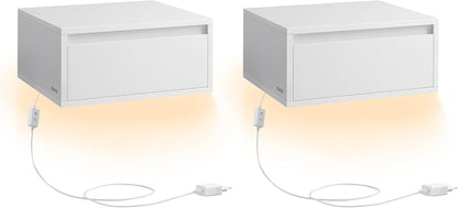 VASAGLE Bedside Table LET654W01