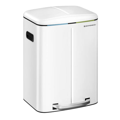 SONGMICS Pedal Bin LTB40WT