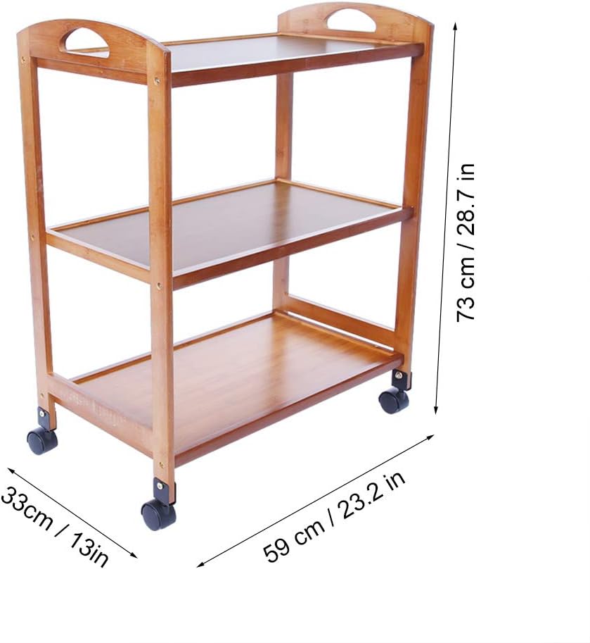 Bamboo Kitchen Trolley