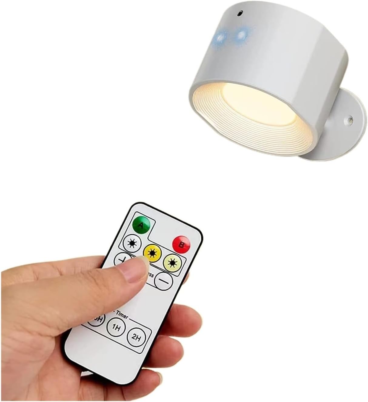 Touch & Remote Control Indoor Wireless Rechargeable Wall Lamp