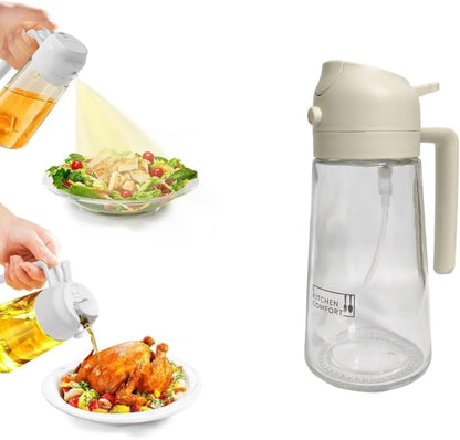 2 in 1 Oil Sprayer & Dispenser