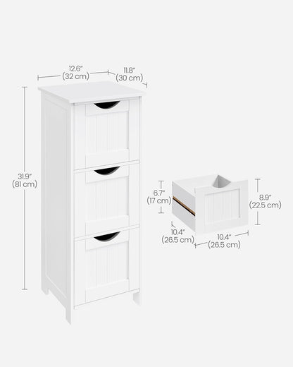 VASAGLE Bathroom Floor Storage Cabinet,