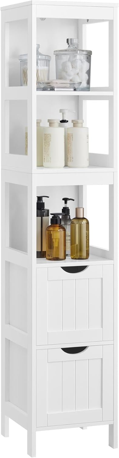 VASAGLE Bathroom Floor Cabinet (BBC66WT)