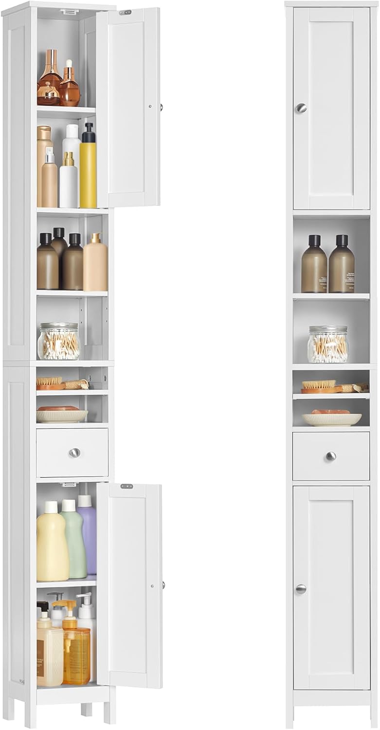 VASAGLE Tall Bathroom Cabinet (BBC765W01)