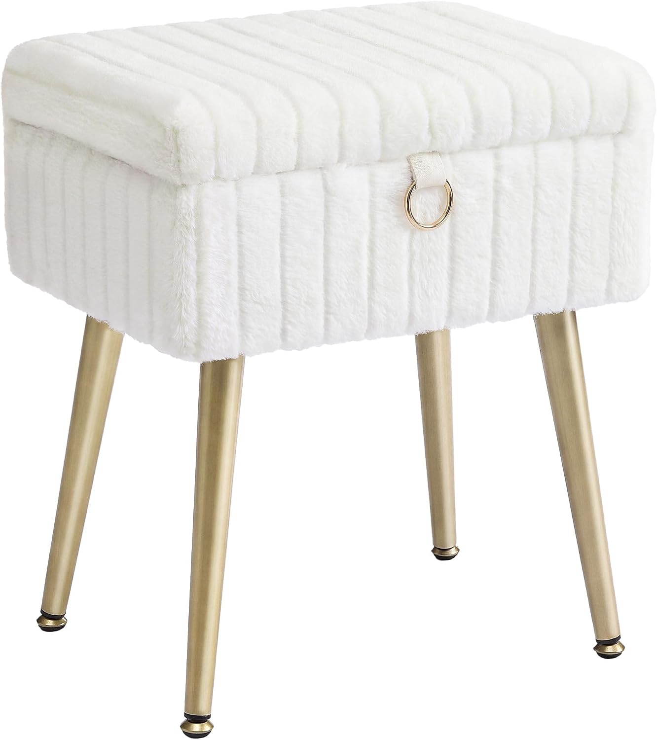 SONGMICS Vanity Stool Makeup Bench with Space (LOM505WZ02)