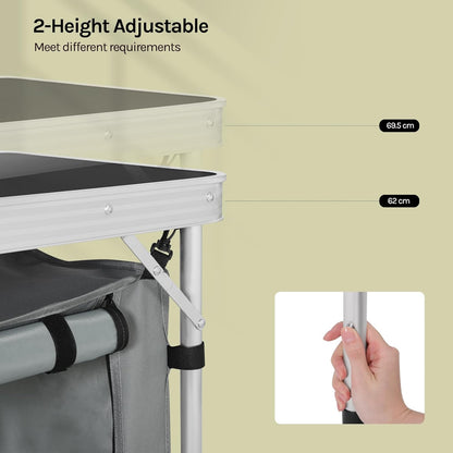 WOLTU Folding Camping Cupboard (CPT8139SZG)