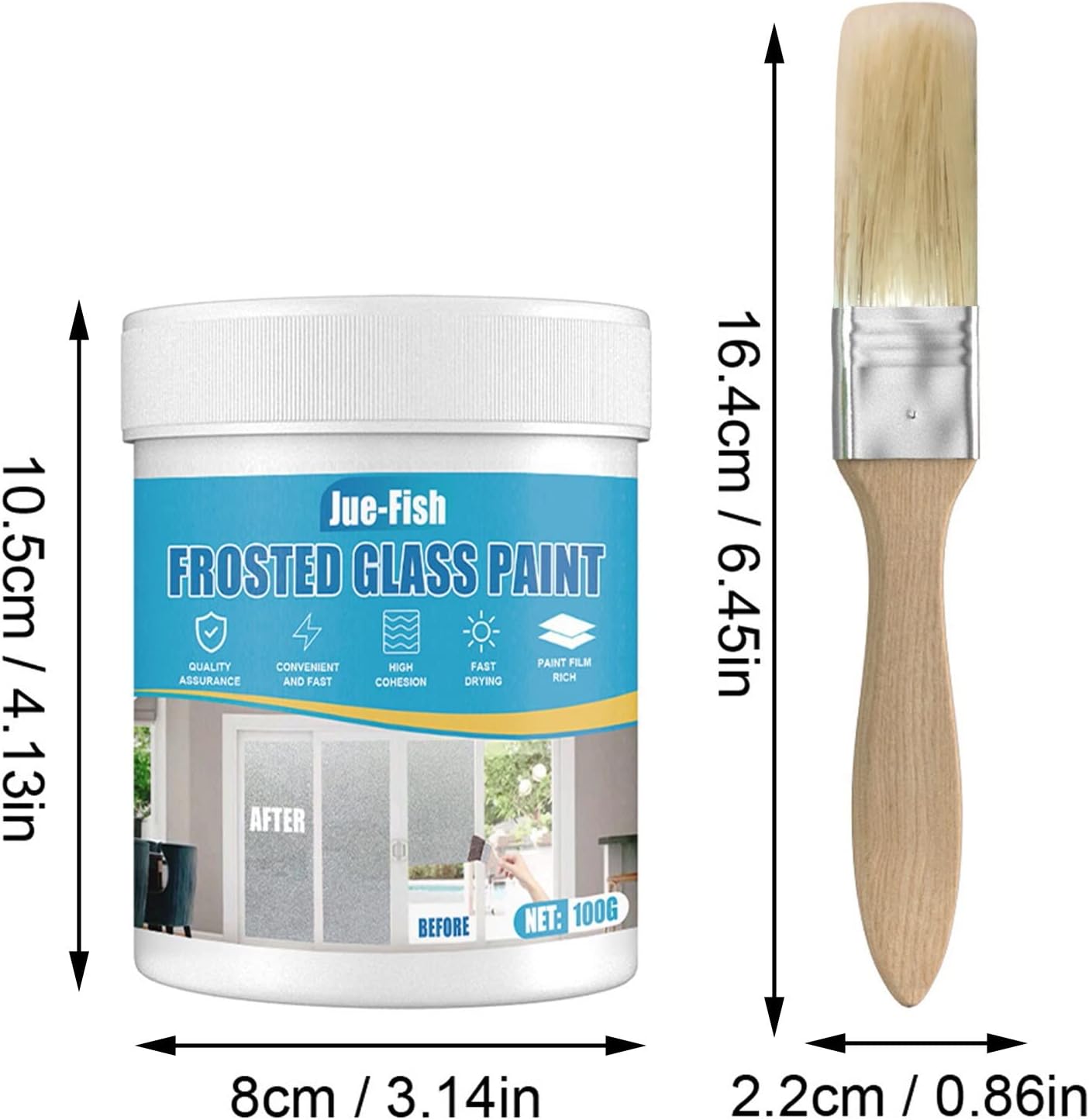 Frosted Glass Paint for Doors and Windows