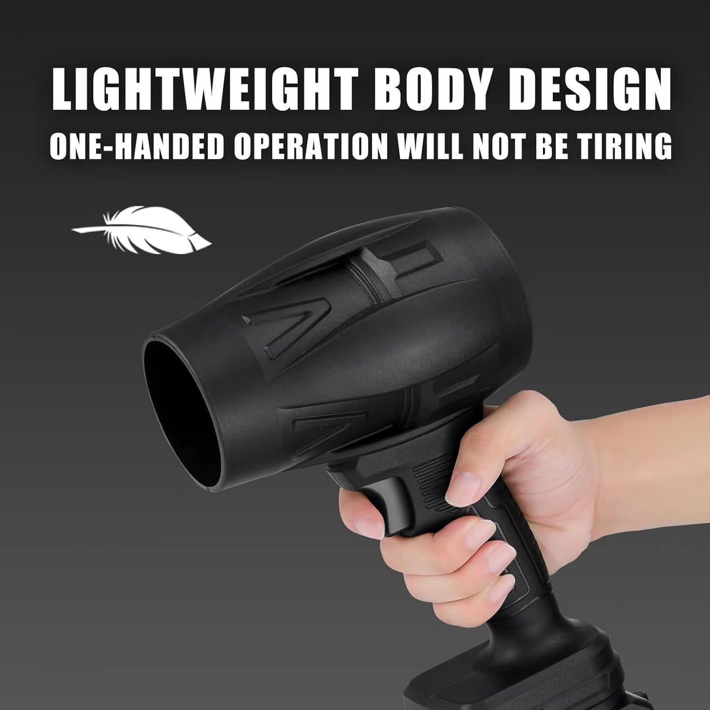 Handheld Electric Dust Blower with 2 Battery